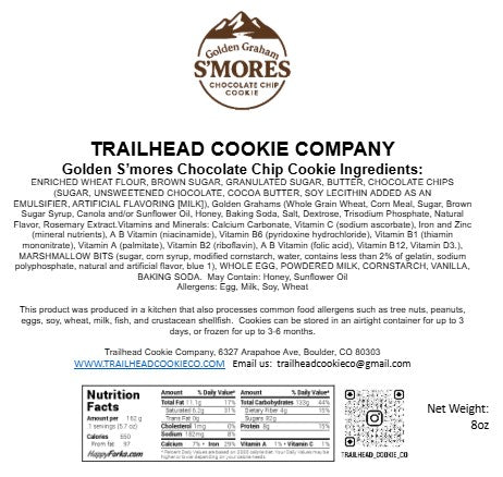 Golden S'mores Chocolate Chip Cookie