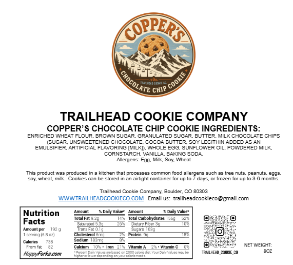 Copper Chocolate Chip Cookie TM– A Rocky Mountain Take on a Classic!