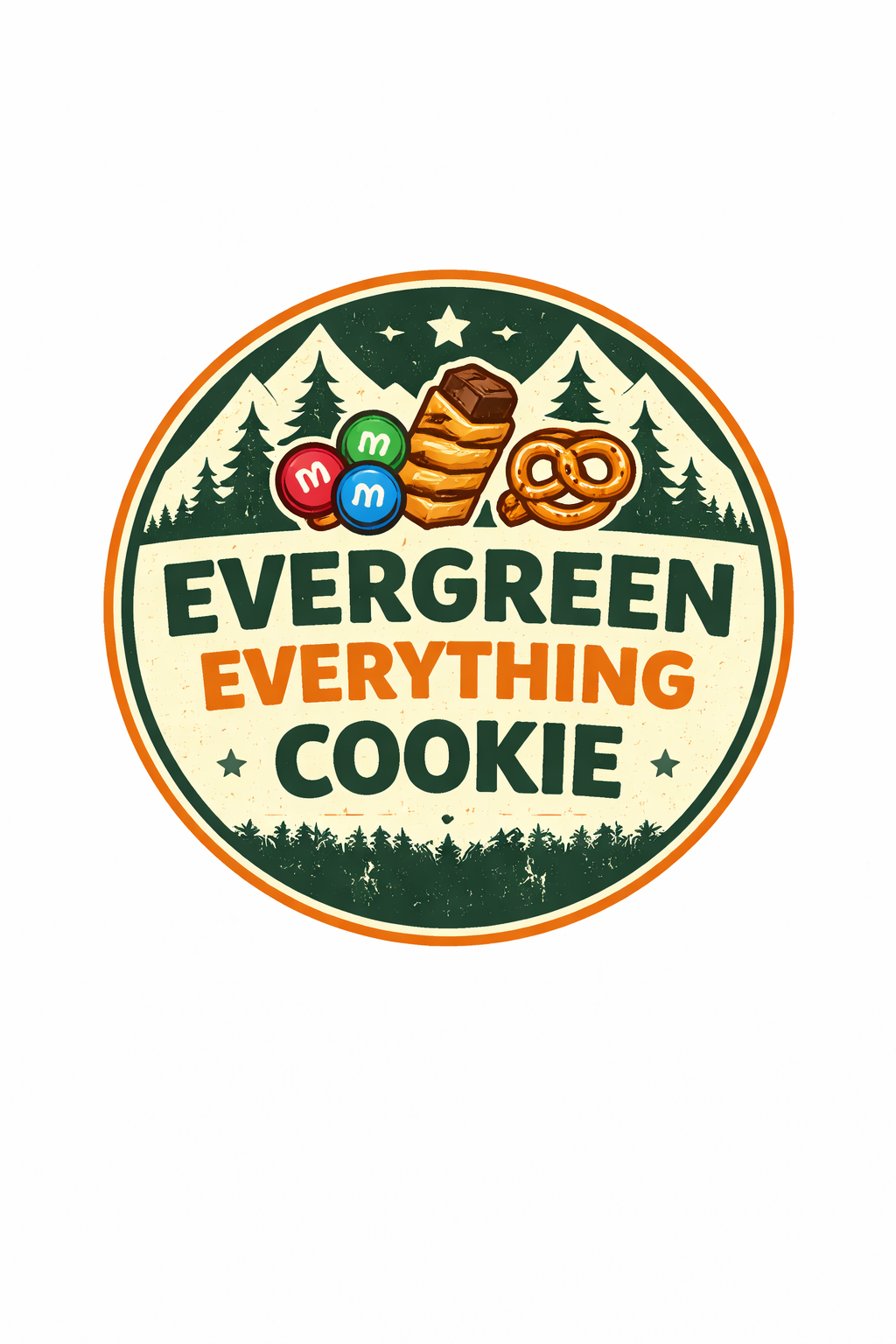 Evergreen "Everything" Cookie - A taste of the Colorado Rockies in every bite