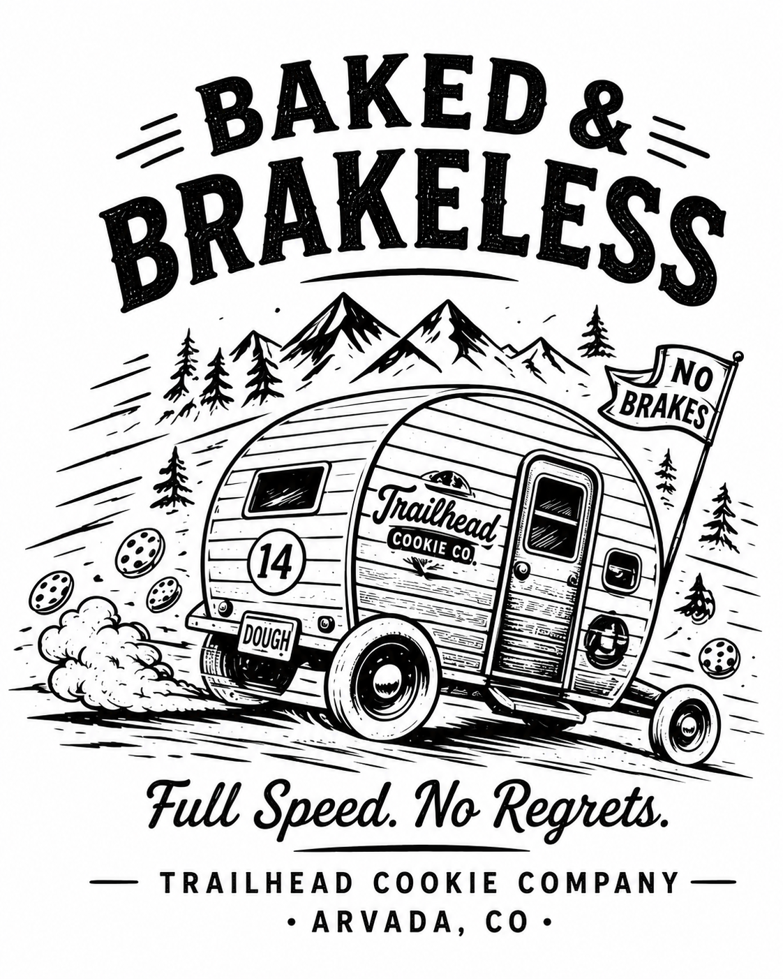 BAKED & BRAKELESS Red Bull Soapbox Race Denver T-Shirt