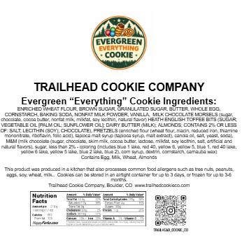 Gourmet Chocolate Cookie Gift Box – 4 Half-Pound Cookies