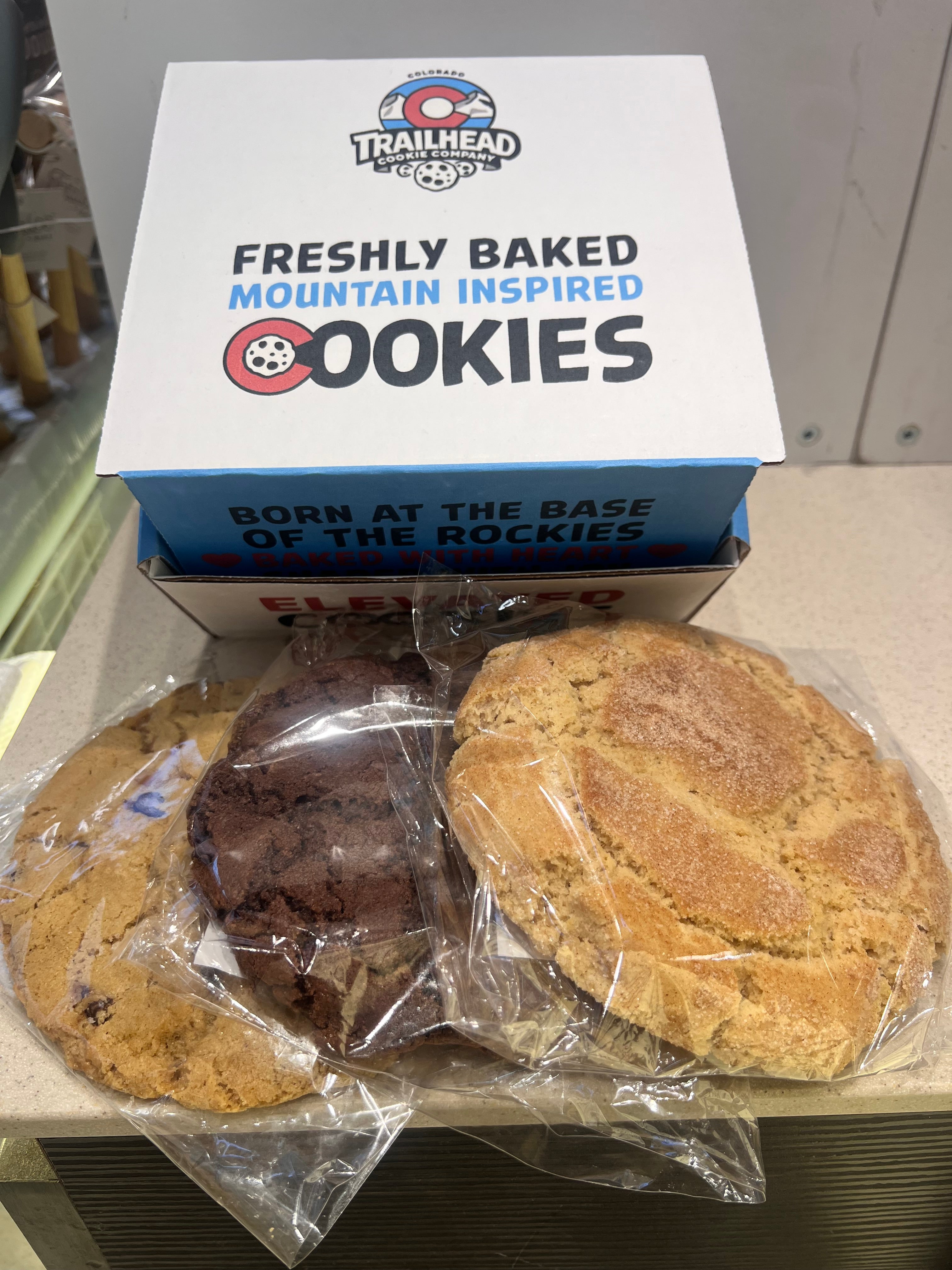 Colorado Cookies & Kitchen Towel Gift Set 3 Half-Pound Mountain