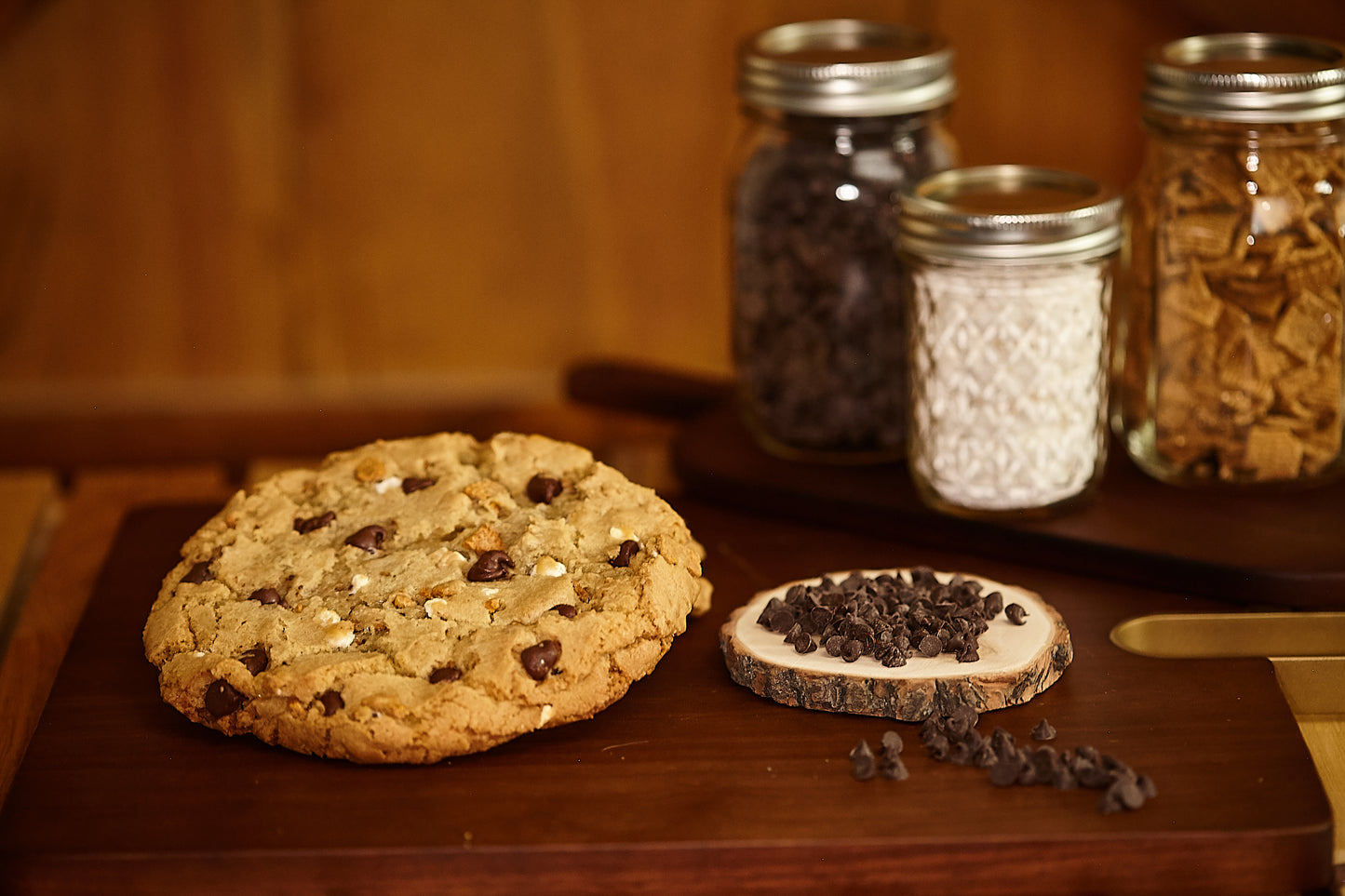 Golden S'mores Chocolate Chip Cookie