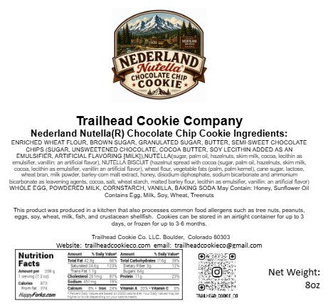 Nederland Nutella (R) Chocolate Chip Cookie