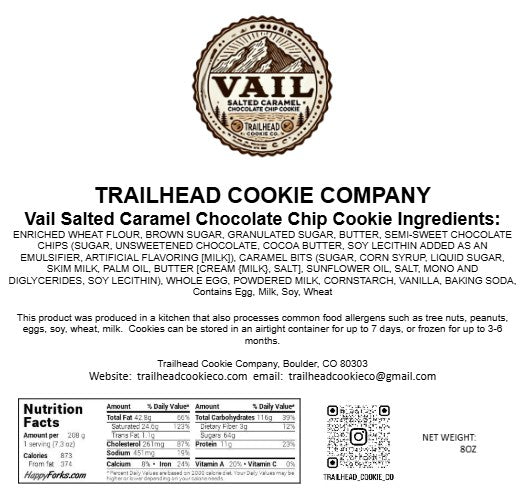 Celebration Cookie Gift Box – 4 Gourmet Half-Pound Cookies